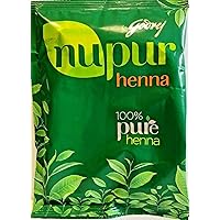 Nupur Henna Mehendi Pure for Silky & Shiny Hair 400g X Pack of 2