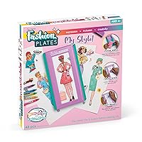 Fashion Plates — My Style — Drawing Kit with Mix-and-Match Design Plates — Make 100s of Modern Fashion Designs — Art Activity — for Kids Ages 6 and Up