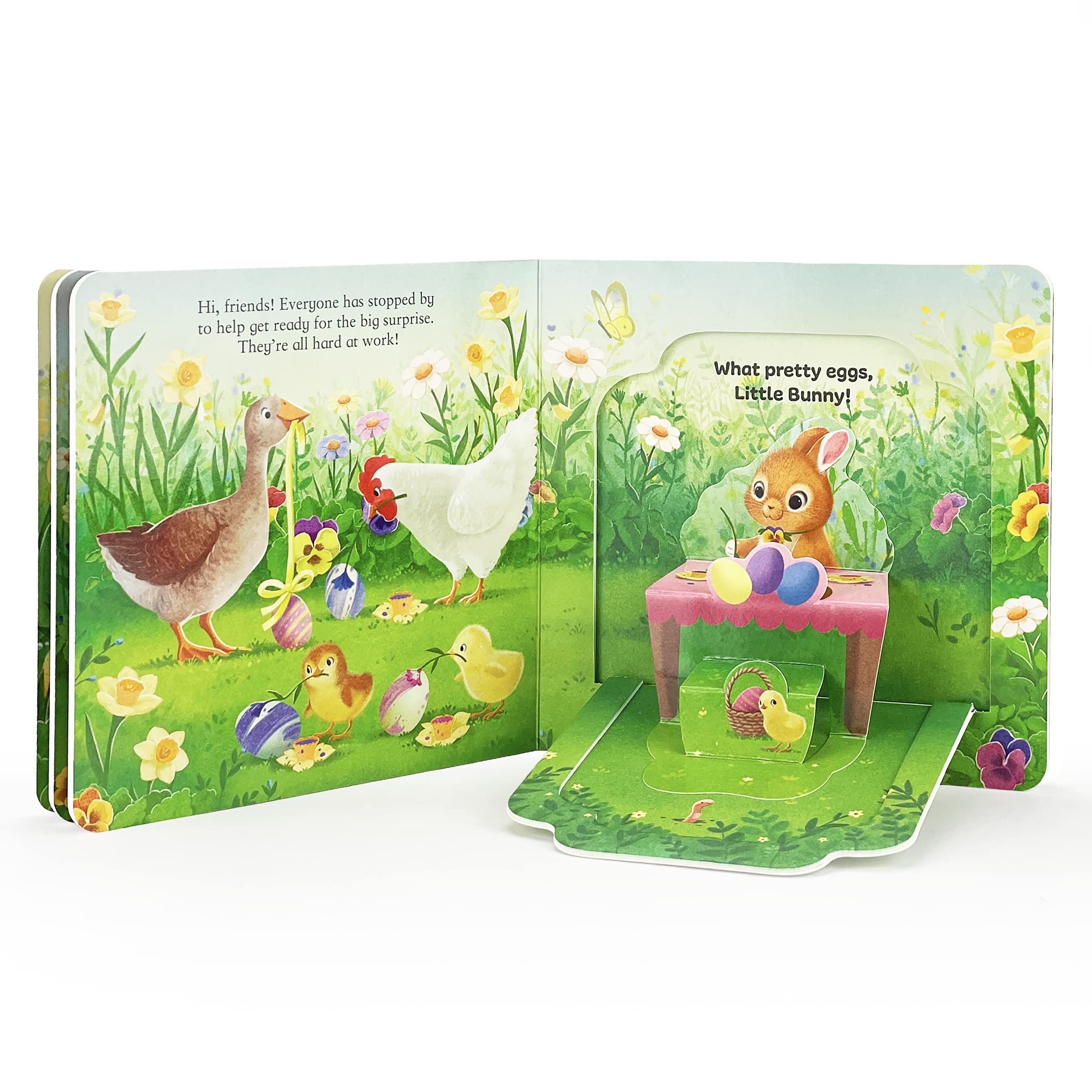 Happy Easter, Little Bunny Deluxe Lift-a-Flap & Pop-Up Surprise Children's Board Book,