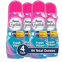Crystals in-Wash Fragrance and Scent Booster, Fresh Vibes, 21 Ounce, 4 Count