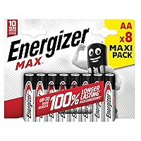 Energizer MAX Alkaline AA Batteries, 8 Each
