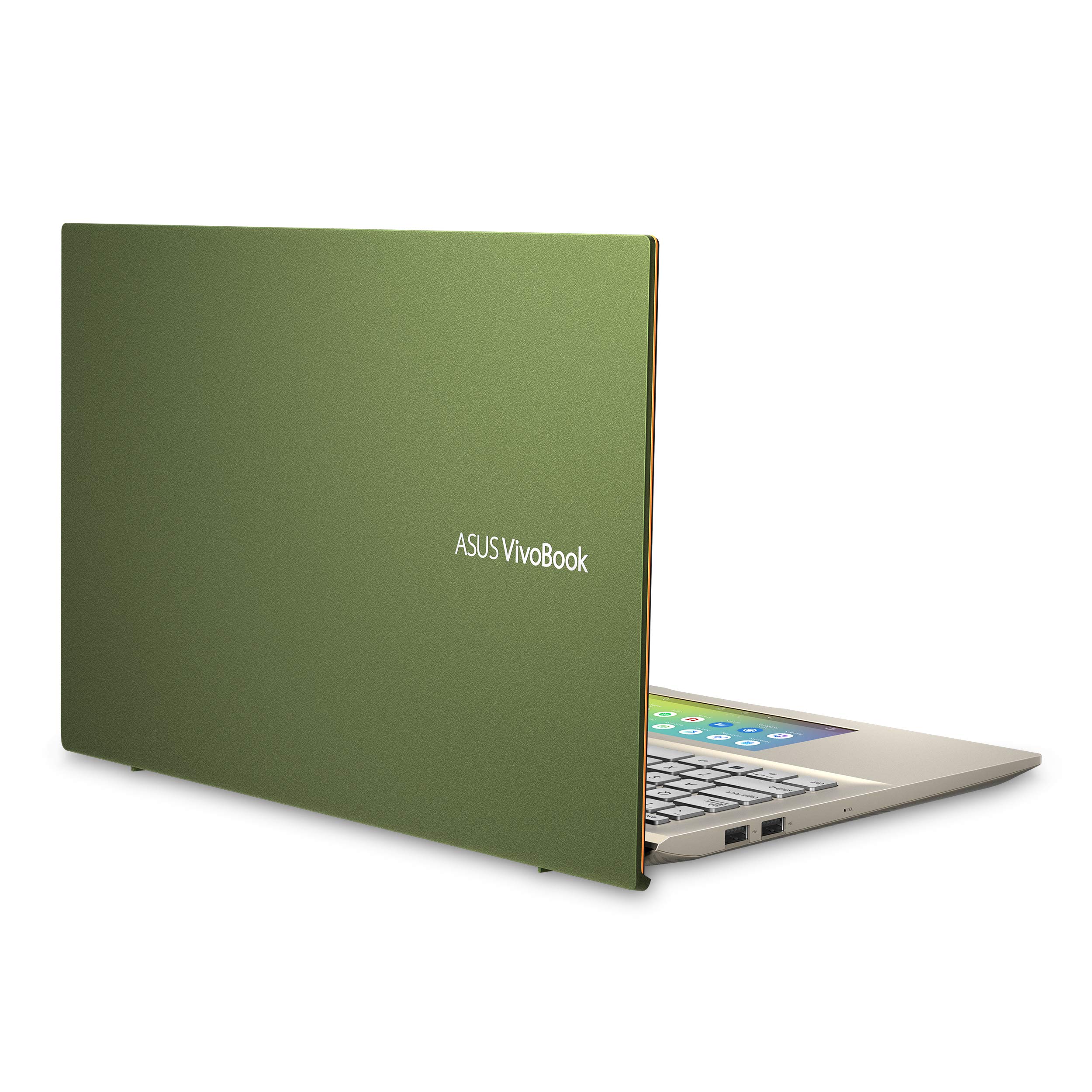 ASUS VivoBook S15 Thin & Light Laptop, 15.6” FHD, Intel Core i5-8265U CPU, 8GB DDR4 RAM, PCIe NVMe 512GB SSD, Windows 10 Home, S532FA-DB55-GN, Moss Green
