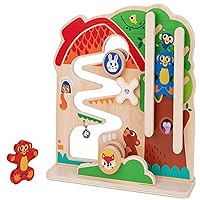 Wooden Motor Skills Play Wall with Accessories