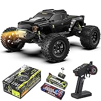 Mini 1:10 RTR Brushless RC Car for Adults - Max 50 mph All Terrain Hobby Trucks - Electric Off-Road Monster Truck with 2200mAh 3S & 5000mAh 3S Lipo Battery