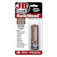 J-B Weld Tan KwikWood Wood Repair Epoxy Putty, 1 oz. Stick
