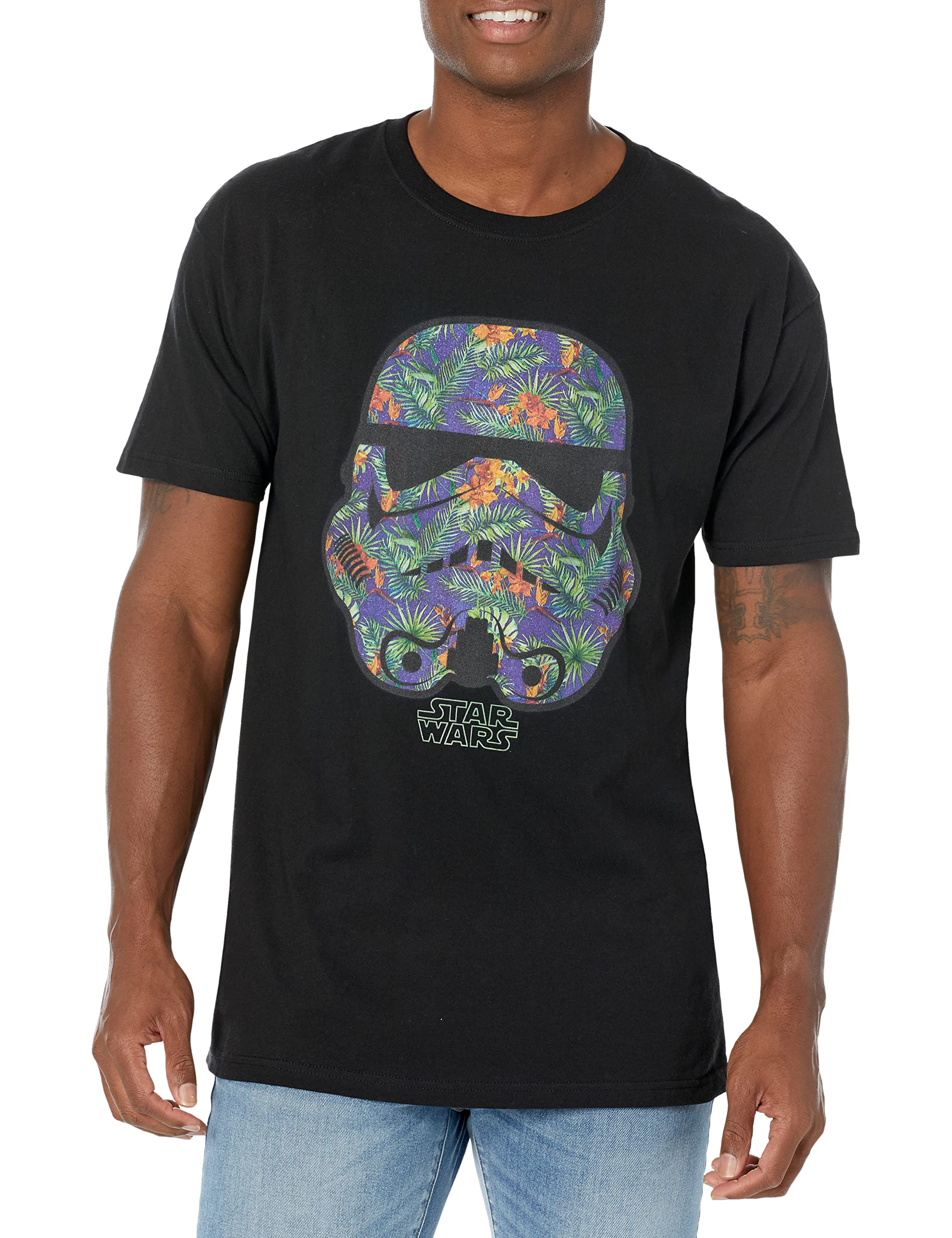 STAR WARS Men's Humid Helmet Graphic T-Shirt