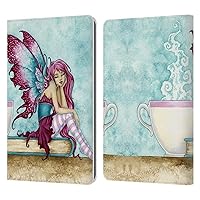 Head Case Designs Officially Licensed Amy Brown Sunday Morning Pixies Leather Book Wallet Case Cover Compatible with Kindle Paperwhite 1/2 / 3