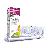 Boiron YeastCalm Homeopathic Suppositories for Yeast Infections, Burning, Discharge, and Minor Vaginal Itching - 7 Count