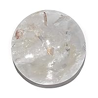 Sphere - Clear Quartz Ball Size - (63 mm - 76 mm) 2.5-3 Inch Natural Chakra Balancing Crystal Healing Stone