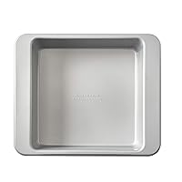 KitchenAid 9in Nonstick Aluminized Steel Square Cake Pan, Silver
