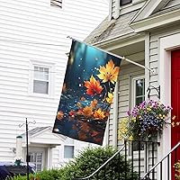 Flag 3 x 5 Ft Outdoor Flag House Flag Garden Banner Fluttering leaves Novelty Party Flag For All Weather Indoor Outdoor