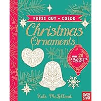 Press Out and Color: Christmas Ornaments