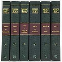 Matthew Henry's Commentary on the Whole Bible: New Modern Edition [6 volume - Set] Matthew Henry's Commentary on the Whole Bible: New Modern Edition [6 volume - Set] Hardcover Kindle