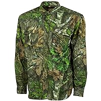Mossy Oak Camo Tibbee Lightweight Long Sleeve Hunting Shirts for Men Camouflage