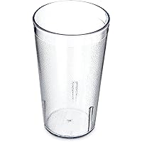 Carlisle FoodService Products 521207 Stackable Shatter-Resistant Plastic Tumbler, 12 oz., Clear (Pack of 72)