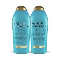 OGX Renewing + Argan Oil of Morocco Shampoo & Conditioner, 25.4 Fl Oz 2 count (Pack of 1)