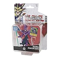 Super Impulse 5501D Yu-Gi-Oh Highly Detailed 3.75 Inch Articulated Exclusive Anime Sticker Card. Red Eyes Black Dragon Micro Figure, Multi-Color