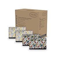 The Honest Company Clean Conscious Diapers | Plant-Based, Sustainable | Cactus Cuties + Donuts | Super Club Box, Size 3 (16-28 lbs), 120 Count