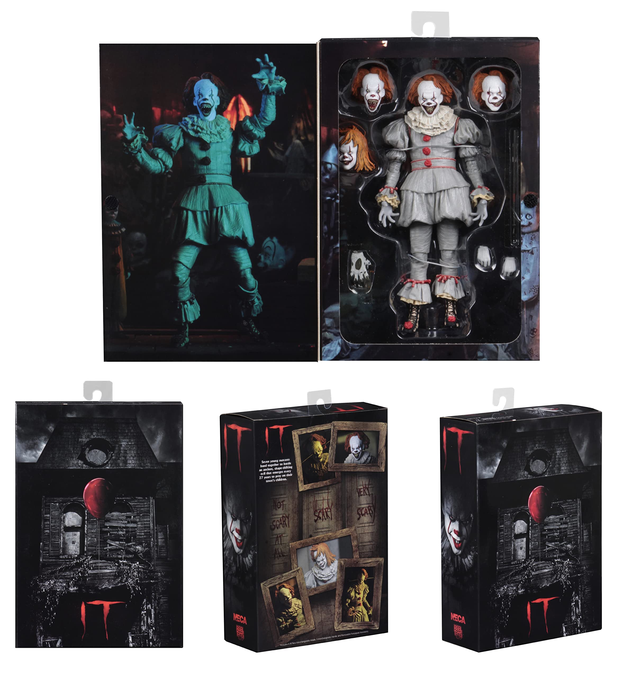 NECA - IT - 7” Scale Action Figure - Ultimate Well House Pennywise (2017)