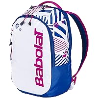 Babolat Jr Tennis Backpack (White/Blue/Pink)