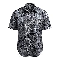 COOFANDY Men Hawaiian Tropical Shirt Button Down Short Sleeve Vintage Floral Shirt