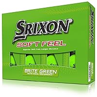 スリクソン ソフトフィール 2023 ゴルフボール ビビッドカラー マット仕上げ 艶消し SRIXON GOLF BALL SOFT FEEL USA直輸入品 グリーン