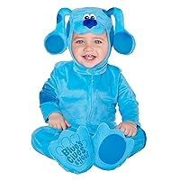 Spirit Halloween Toddler Blue's Clues and You Blue Union Suit Costume | Officially licensed | Nick Jr. | Toddler Blue Outfit