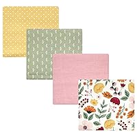 Hudson Baby Unisex Baby Cotton Flannel Receiving Blankets, Fall Botanical, One Size