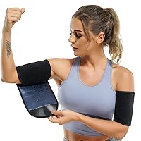 Arm Trimmers for Women Pair Sauna Sweat Arm Shaper Bands Adjustable Arm Trainer Toner Sleeves for Sports Workout
