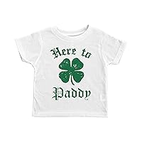 Funny St. Patrick’s Day Toddler Shirt/HERE to Paddy/Unisex Crew Neck Kid Tee