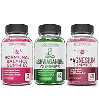 Hormonal Balance for Women & PMS Gummies + Ashwagandha Gummies + Magnesium Gummies