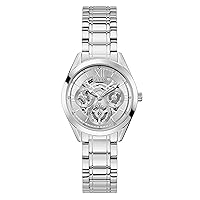 GUESS Women Quartz Watch with Stainless Steel Strap