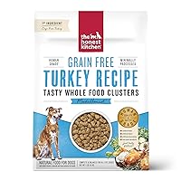 The Honest Kitchen Whole Food Clusters Grain Free Turkey Dry Dog Food, 1 lb Trial Pouch