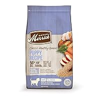 Merrick Healthy Grains Premium Dry Dog Food, Wholesome And Natural Kibble For Healthy Digestion, Puppy Recipe - 4.0 lb. Bag