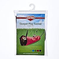 Kaytee Simple Sleeper Play Tunnel Pink, Purple, Blue, Green 15 Inches x 4.5 Inches