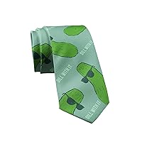 Crazy Dog T-Shirts Dill With it Necktie Funny Neckties for Men Pickle Tie Mens Novelty Neckties