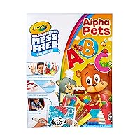 Crayola Color Wonder Alpha Pets, Mess Free Coloring for Toddlers, Alphabet Coloring Pages, Gift for Toddlers, Ages 3, 4, 5 [Amazon Exclusive]