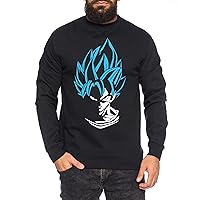 SS Goku Dragon Master Son Ball Vegeta Turtle Roshi Db Men's Sweatshirt, black