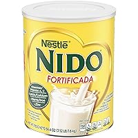 Nestle NIDO Fortificada Whole Milk Powder 56.4 oz. Canister Powdered Milk Mix