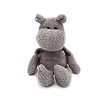Thermal-Aid Zoo Animals - Mini Happy The Hippo - Heatable Therapeutic Stuffed Animals for Kids - Hot & Cold Therapy - Ice Pack & Heating Pack