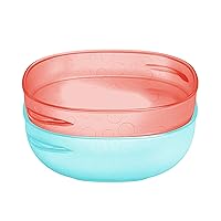 Scoop-A-Bowl, Baby and Toddler Food and Cereal Bowl, BPA Free - 2-Pack