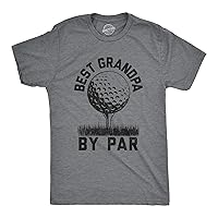 Funny Mens Golfing T Shirts Best Dad by Par and Other Graphic Golf Tees for Dads