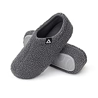 ATHMILE Women's Men's Fuzzy Memory Foam Slippers House Shoes Indoor and Outdoor