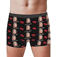 Personalized Boxers for Men, Customized Underwear, Custom Underwear for Men, Birthday Day Gifts for Him