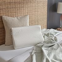 TEMPUR Neck Pillow, Small Profile, White