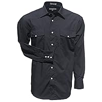 Men's Casual Western Snap Shirt Regular, Big & Tall Sizes, Long Sleeve Pockets Cotton Blend