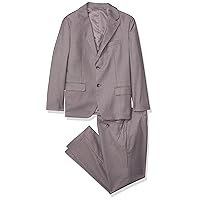 American Exchange Boys Solid Vested Suit-Husky Sizes