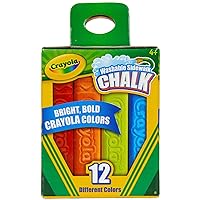 Crayola 51-2012 Sidewalk Chalk 12 Count