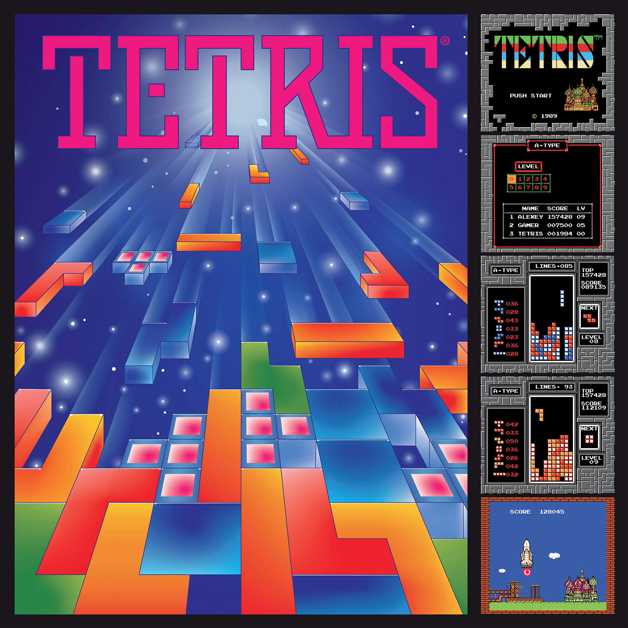 Ceaco - Tetris - Gaming Poster - 750 Piece Jigsaw Puzzle