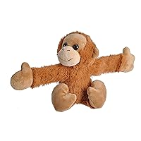 Wild Republic Huggers Orangutan Plush Toy, Slap Bracelet, Stuffed Animal, Kids Toys, 8